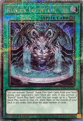 Runick Fountain - RA04-EN296 - (Quarter Century Secret Rare) - 1st Edition